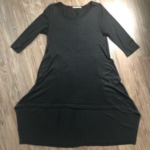 Half-Sleeve Tunic with long back